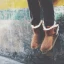 Stilig Brun Platt Snow Boots 2020 Vinter Läder Casual Trädgård / Utomhus Stövletter Spänne Platåskor Stövlar Dam