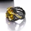 Amazing / Unique Yellow Crystal Silver Plated Rhinestone Alloy Cubic Zirconia Dancing Red Carpet Accessories 2019