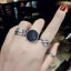 Mode Silver Rhinestone Blomma Gatukläder Ringar Set 4-delat Ringar 2019 Tillbehör