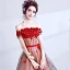 Chic / Beautiful Red Graduation Dresses 2017 A-Line / Princess Lace Strapless Appliques Backless Flower Cocktail Party Homecoming Formal Dresses