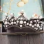 Vintage Bridal Jewelry 2017 Wedding Metal Accessories Rhinestone Tiara Ivory Pearl