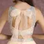 Bling Bling 2 Piece Nude Prom Dresses 2017 A-Line / Princess Scoop Neck Sleeveless Ruffle Organza Beading Sequins Floor-Length / Long Formal Dresses