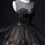 Chic / Beautiful Black Beading Lace Flower Prom Dresses 2022 Ball Gown Scoop Neck Sleeveless Backless Cascading Ruffles Floor-Length / Long Formal Dresses