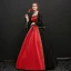 Vintage / Retro Black Floor-Length / Long Ball Gown Prom Dresses 2018 U-Neck Lace Crossed Straps Backless Strappy Prom Formal Dresses