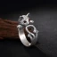 Härlig Silver Katt Ringa Saterling Silver Arbete Holiday Ringar 2019 Tillbehör