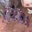 Chic / Beautiful Grape Bridal Jewelry 2017 Metal Beading Crystal Rhinestone Headpieces Wedding Prom Accessories