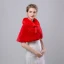 Rouge Hiver Motif Peau De Serpent Fausse Fourrure Soirée Promo Mariage Châles 2017