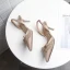 Fine Elfenben Bryllup Charmeuse Strappy Printing Brudesko 2018