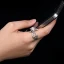 Härlig Silver Katt Ringa Saterling Silver Arbete Holiday Ringar 2019 Tillbehör