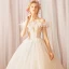 Schöne Weiß Lange Brautkleider 2018 Tülle Applikationen Rückenfreies Perlenstickerei Pailletten Bandeau Ballkleid Hochzeit