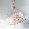 Romantic Flower Fairy Blushing Pink Wedding Flowers 2020 Handmade  Tulle Metal Beading Crystal Flower Pearl Bridal Wedding Prom Accessories
