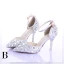 Unique Blanche Chaussure De Mariée 2017 PU Perlage Cristal Faux Diamant Chaussures Femmes