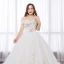 Schöne Weiß Übergröße Brautkleider / Hochzeitskleider 2019 A Linie Tülle Applikationen Rückenfreies Strass Bandeau Kapelle-Schleppe Hochzeit
