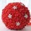 Piękne Szampan Ślub Frezowanie Perła Rhinestone Bukiety Ślubne 2019