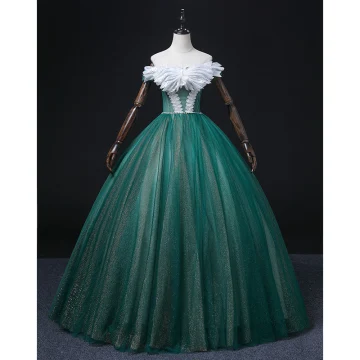 Elegant Dark Green Beading Pearl Sequins Prom Dresses 2022 Ball Gown Off The Shoulder Sleeveless Backless Rhinestone Floor Length Long Formal Dresses