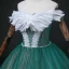 Elegant Dark Green Beading Pearl Sequins Prom Dresses 2022 Ball Gown Off-The-Shoulder Sleeveless Backless Rhinestone Floor-Length / Long Formal Dresses