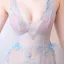 Sexy Bleu Ciel Transparentes Robe De Soirée 2018 Princesse V-Cou Sans Manches Appliques Fleur Faux Diamant Longue Volants Dos Nu Robe De Ceremonie