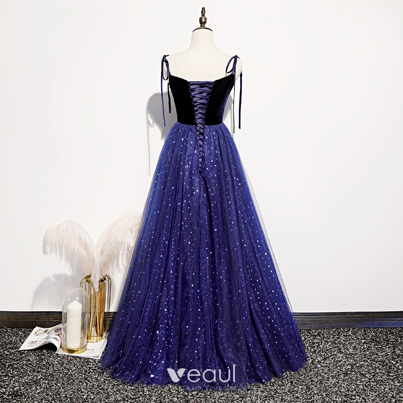 A-line Spaghetti Straps Long Prom Dresses, Velvet 2020 Long Prom Dresses A-line Spaghetti Straps Long Prom Dresses, Velvet 2020 Long Prom Dresses