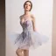 Sexy Bleu Ciel Transparentes Été Robe De Fete 2018 Princesse Sans Manches Bretelles Spaghetti Appliques En Dentelle Perlage Courte Volants Dos Nu Robe De Ceremonie