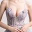 Sexy Bleu Ciel Transparentes Été Robe De Fete 2018 Princesse Sans Manches Bretelles Spaghetti Appliques En Dentelle Perlage Courte Volants Dos Nu Robe De Ceremonie