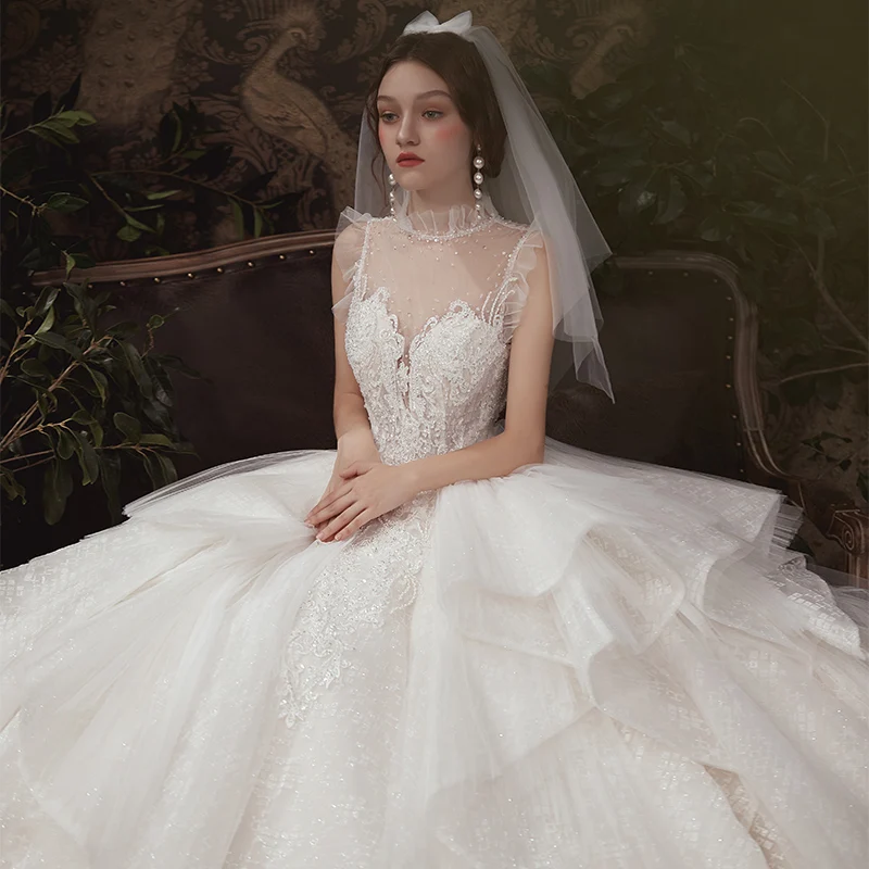 princess polly baby blue dress Strapless Lace Mermaid Wedding Dress with Detachable Overskirt VW2150 –  Viniodress main image 1
