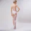 Sexy Blanche Transparentes Robe De Soirée 2018 Trompette / Sirène V-Cou Sans Manches Appliques En Dentelle Perlage Longue Volants Dos Nu Robe De Ceremonie