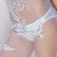 Sexy Bleu Ciel Transparentes Robe De Soirée 2018 Trompette / Sirène V-Cou Sans Manches Perlage Glitter Paillettes Longue Volants Dos Nu Robe De Ceremonie