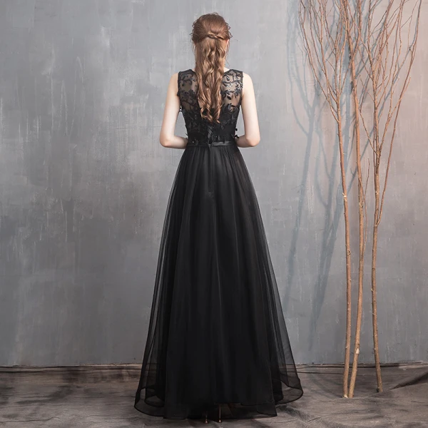 black bridesmaid dresses wedding party Mismatched Bridesmaid Dresses