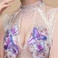Sexet Ivory Gennemsigtig Selskabskjoler 2018 Havfrue Høj Hals Ærmeløs Sommerfugl Applikationsbroderi Med Blonder Beading Tassel Lange Flæse Halterneck Kjoler