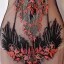 Style Chinois Noire Transparentes Robe De Soirée 2018 Gaine / Ajustement Col Haut Sans Manches Appliques En Dentelle Perlage Fendue devant Thé Longueur Robe De Ceremonie