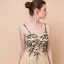 Élégant Doré Organza Robe De Soirée 2018 Princesse Sans Manches Bretelles Spaghetti Appliques En Dentelle Perlage Longue Volants Dos Nu Robe De Ceremonie