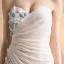 Sexy Elfenben Gjennomsiktig Chiffon Selskapskjoler 2018 Trompet / Havfrue Kjæreste Uten Ermer Appliques Blomst Perle Beading Fendue devant Feie Tog Buste Ryggløse Formelle Kjoler