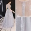 High Low Grey See-through Prom Dresses 2019 A-Line / Princess Scoop Neck Sleeveless Star Appliques Lace Asymmetrical Ruffle Formal Dresses