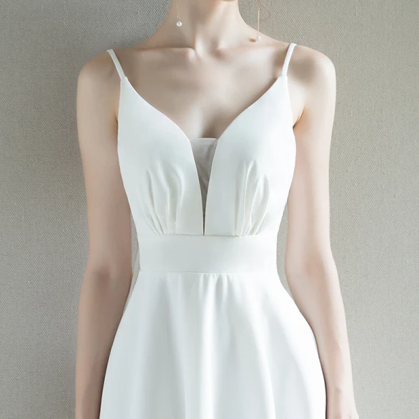 white graduation dress affordable A-Line Knee Length Sequined Graduation Dresses COCOMELODY CS0561, Burgundy main image 1