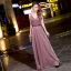 Bling Bling Cukierki Różowy Cekiny Sukienki Wieczorowe 2018 Princessa Bez Rękawów Spaghetti Pasy Rhinestone Szarfa Długie Wzburzyć Bez Pleców Sukienki Wizytowe