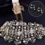 Elegant Silver Alloy Bridal Jewelry 2021 Headpieces Tassel Earrings Rhinestone Flower Wedding Accessories