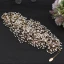 Elegant Silver Alloy Bridal Jewelry 2021 Headpieces Tassel Earrings Rhinestone Flower Wedding Accessories