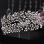 Elegant Sølv Bryllup Hodepynt 2021 Legering Rhinestone Har Tilbehor
