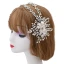 Mode Silver Bröllop Hårsmycken 2021 Legering Rhinestone Brud Huvudbonad