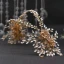 Mode Silver Bröllop Hårsmycken 2021 Legering Rhinestone Brud Huvudbonad