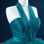 Luxury / Gorgeous Ink Blue Prom Dresses 2021 Ball Gown Halter Sleeveless Cascading Ruffles Court Train Backless Formal Dresses