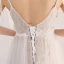 Affordable Grey Summer Evening Dresses  2018 A-Line / Princess Sleeveless Spaghetti Straps Floor-Length / Long Ruffle Backless Formal Dresses