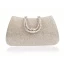 Bling Bling Guld Glittriga / Glitter Kuvertväska 2021 Metall PU Rhinestone