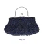 Vintage / Retro Silver Square Clutch Bags 2021 Metal Silk Beading Sequins