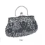 Vintage / Retro Silver Square Clutch Bags 2021 Metal Silk Beading Sequins