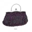 Vintage / Retro Silver Square Clutch Bags 2021 Metal Silk Beading Sequins