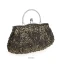 Vintage / Retro Silver Square Clutch Bags 2021 Metal Silk Beading Sequins