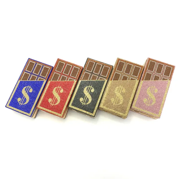 Amazing / Unique Dollar Rhinestone Square Clutch Bags 2021