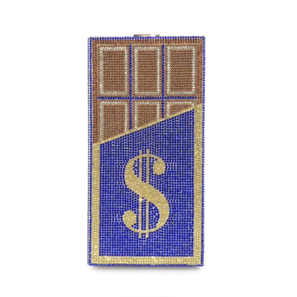 Amazing / Unique Dollar Rhinestone Square Clutch Bags 2021