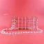 Transparent Check Acrylic Square Clutch Bags 2021